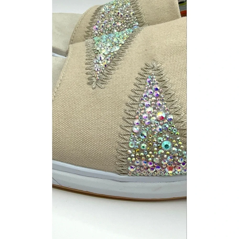 ✨ Sparkle & Stroll Keds Slides ~ Upcycled Glam Comfort ✨Women's Sz 10